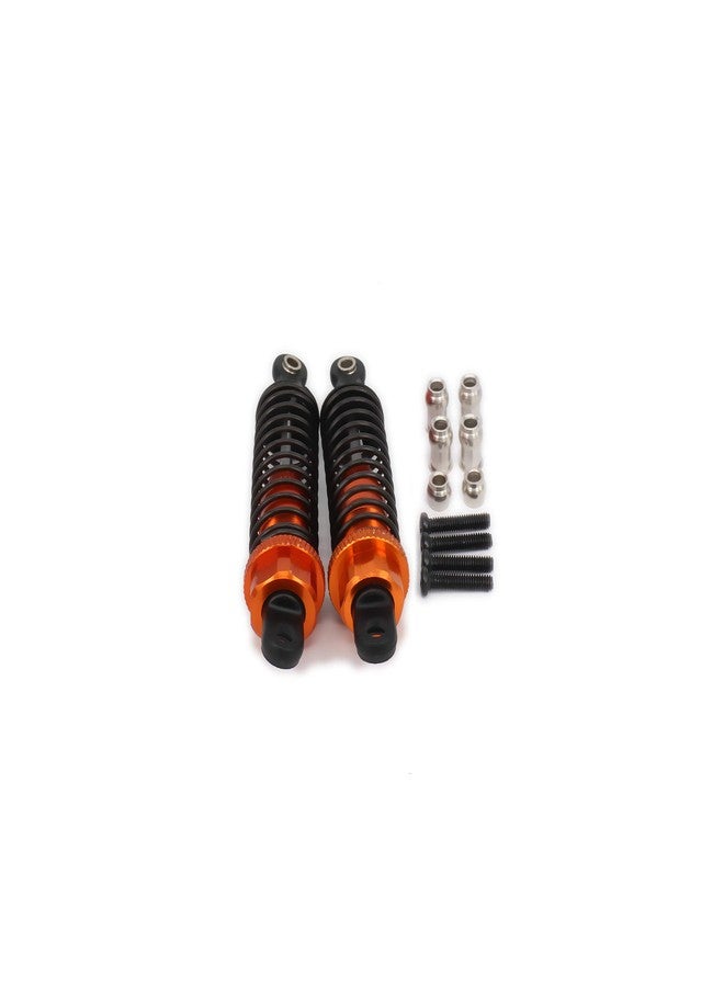 HobbyCrawler RC Adjustable Shocks Absorber Springs Set Upgrade Parts 70mm 1/16 Buggy Truck Off-Road HPI HSP Traxxas Losi Axial Tamiya Redcat Car(Orange) - Image 3